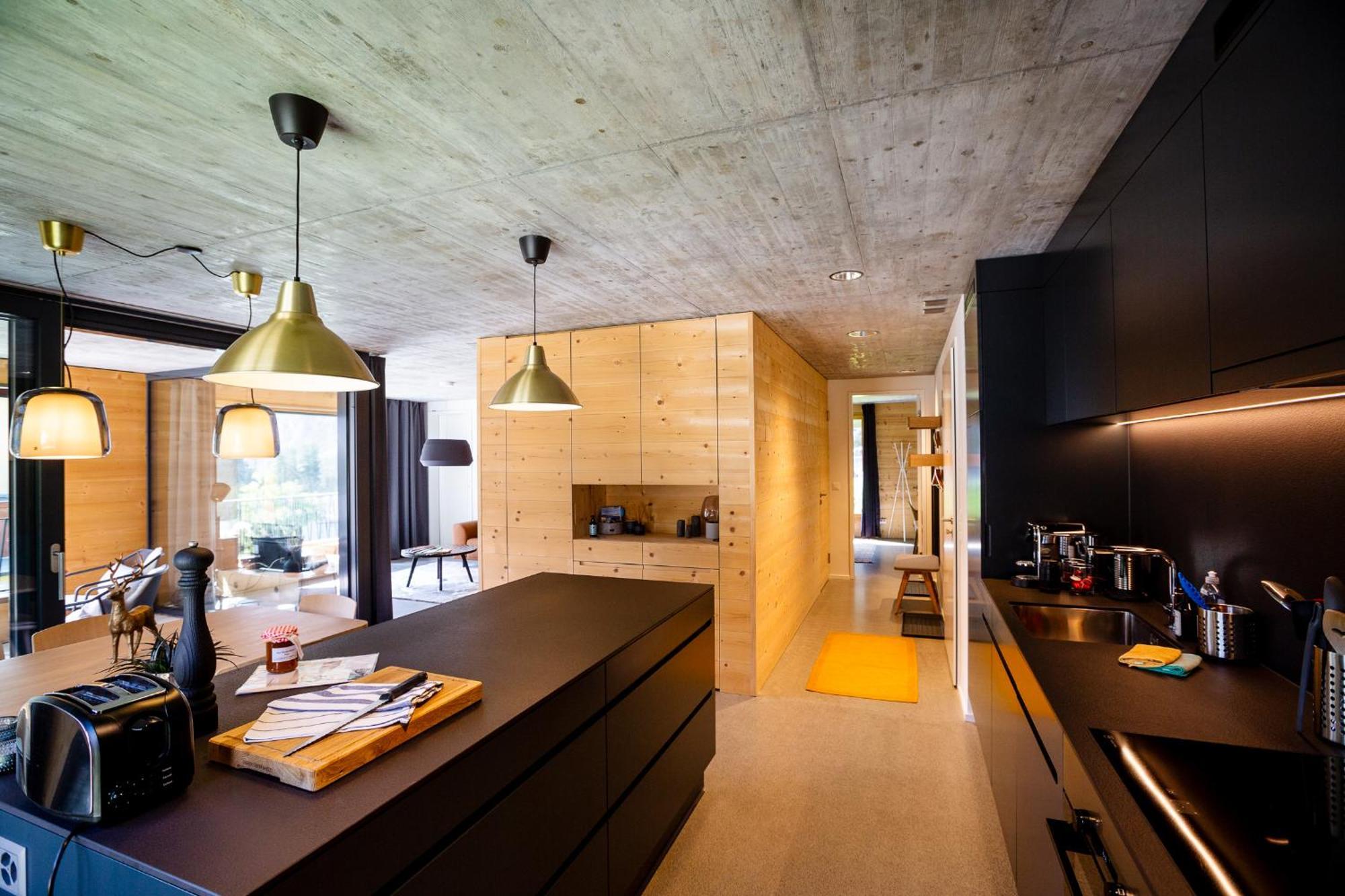Haus Burgermeister Wohnung Aelplihorn Arosa Buitenkant foto
